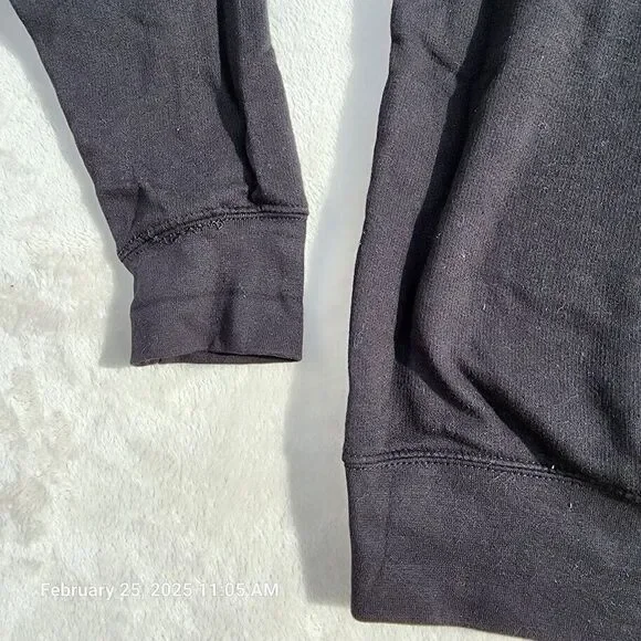 Young & Reckless Small Reckless Los Angeles Graphic Black Red White Sweatshirt - Picture 3 of 7